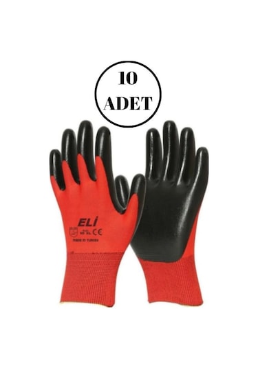 10 Adet 9 Numara İş Eldiven