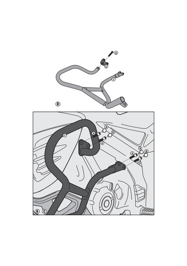 GIVI TN3101 SUZUKI DL 650 V-STROM (11-19) KORUMA DEMIRI