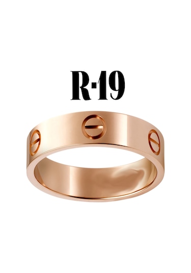 X-Lady Accessories Düz Yüzük Rose Renk 19  Numara Çok Renkli