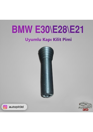 Autopit 3d Bmw E30\e28\e21 Uyumlu Kapı Kilit Pimi Kapı Kilit Pimi