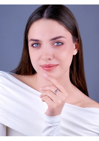 Torgovyj Dom Uvelir Holding Evlenme Teklifi İçin 925 Ayar Gümüş Yüzük 429749530 Gri