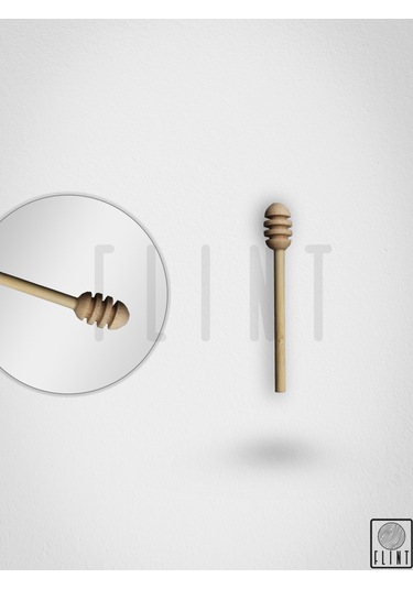 Gürgen El Yapımı Ahşap Tahta Bal Pekmez Sunum Kaşığı 9cm 6'lı