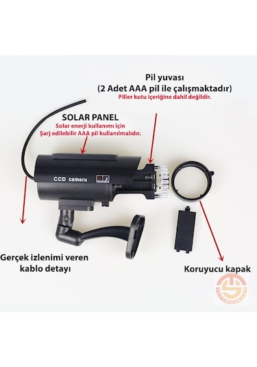 Technosmart Güneş Enerjili Solar Sahte Kamera