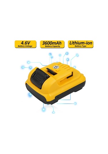 Pazly Yüksek Ve Uzun Şarj Pil Ömürlü Lityum Kapasiteli Güvenli Edilebilir 3600mah - Fd