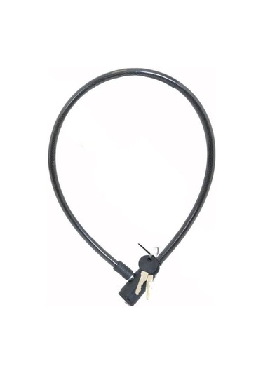 Sarissa 12x80 Anahtarlı Halat Kilit Kalın Yüksek Güçlü 80cm Bisiklet Kilidi Çok Renkli