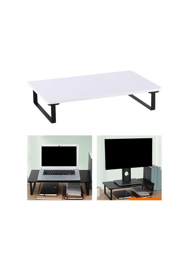 Homyl Bilgisayar Ekranı Ev Ofis Beyazı Için Monitör Beyaz