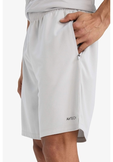 Defacto Defactofit Standart Fit Sporcu Kısa Paça Şort E9753ax25augr184 Gri
