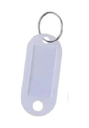 Schulzz Beyaz Renk 10'lu Set Plastik Anahtarlık