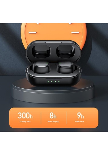 Hifi Stereo Sound Bluetooth-compatible Headset Touch Control Wireless Headphone Built-in 8mm Driver Unit - Blue