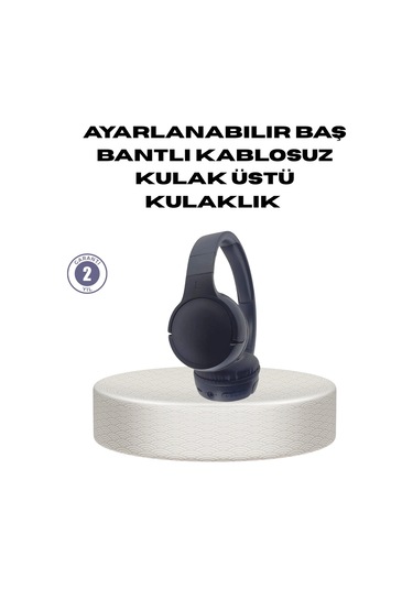 Ceylan Adam Bluetooth 5.0 Siyah Kablosuz Kulaklık 18 Saat Batarya Katlanabilir Tasarım
