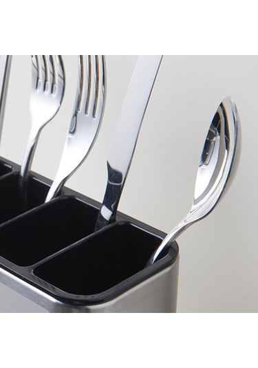 Suntek Spatula Çatal Tutucu Sofra Depolama Dikdörtgen-4-yuva Dikdörtgen 4 Yuva