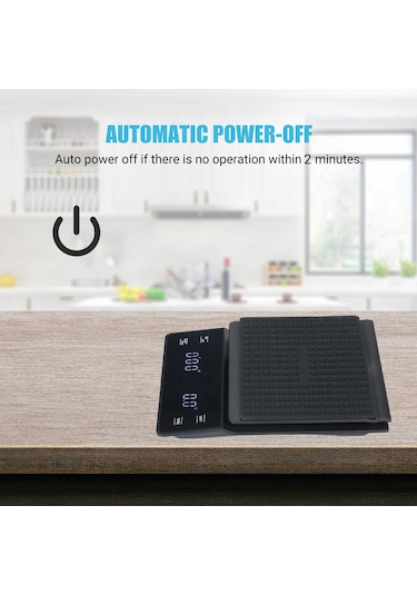 Yüksek Hassasiyetli Dijital Terazi Elektronik Terazi Arka Aydınlatmalı Led Ekranlı