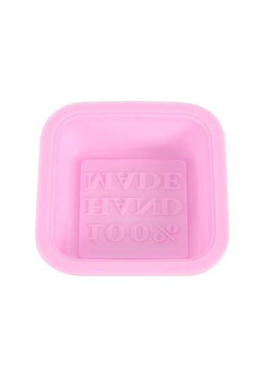 Ximistore9 5'li Pembe Silikon Kalıp: El Yapımı Sabun, Çikolata, Mum Ve Pasta İçin Yüksek Sıcaklık Dayanıklı Pembe