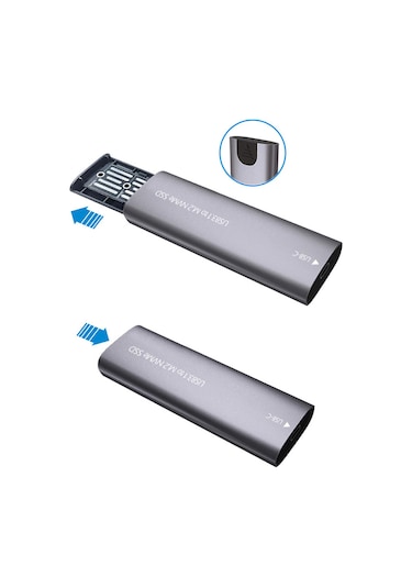 Maxgo 3145 Usb 3.1 Type C To Pci-e Express Nvme Ssd M.2 M-key Hard Disk Kutusu