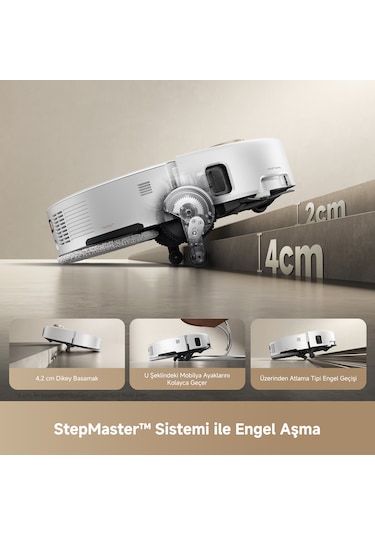 MOVA V50 Ultra Complete Robot Süpürge Beyaz