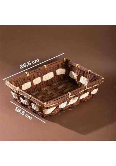 Porsima B5369-2 Hasır Ekmek Sepeti Ekmeklik Çok Amaçlı Hasır Sepe Hasır