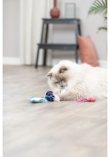 Trixie Kedi Oyuncağı, Deniz Canlıları Şeklinde, Peluş, Kediotlu 5-8cm