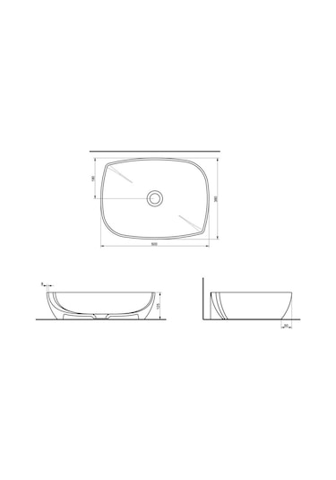 Seramiksan Dies Mat Metalik Kahve Tezgah Üstü Lavabo A002157