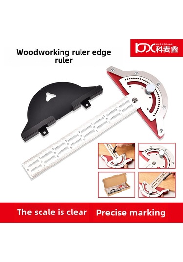 Aubyhe Ahşapçılık Açı Ve Kenar Ölçer, İngiliz/amerikan Ölçekli, 32 Cm, Hassas Ölçüm Aleti Poşet + Karton Kutusu Diğer