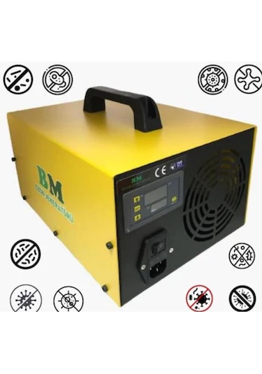 BM Air Clean %99.9 Etkili Premium 110 W Ozon Jeneratörü 10 Gr Sarı