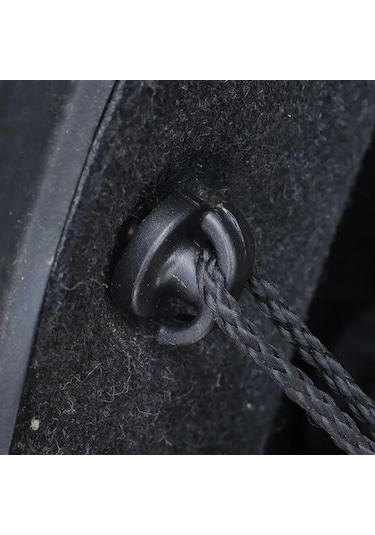 Monyee Otomobil Bagajlık Kancası, Evrensel Bagaj Ağı Takımı, Suv/off-road Uyumlu, Gürültüyü Azaltır, 4 Adet Abs Plastik, 38x25mm, Sıkma Montajlı