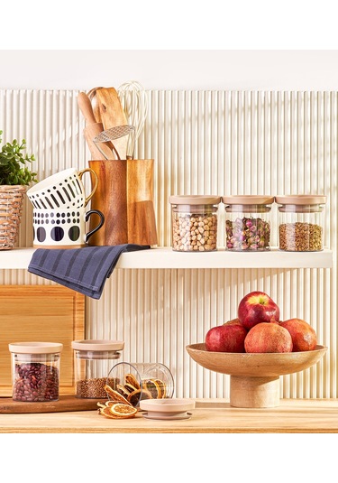 Emsan Arya 6'lı Küçük Saklama Kabı Bej