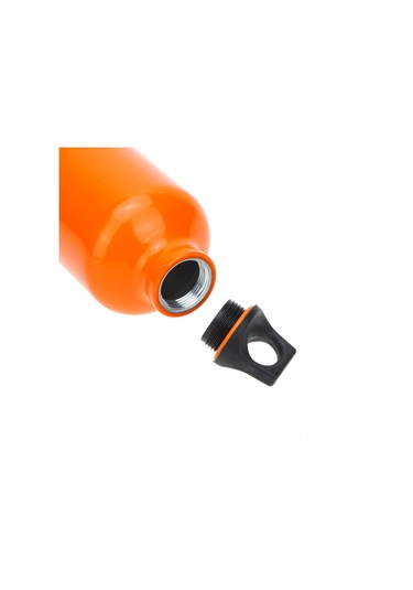 Yuntech01 750ml 7072 Alüminyum Çelik Yakıt Depolama Flasörü - Dış Mekan, Yüksek Dayanıklı, Easy Carry, Sırt Çantasına Uyumlu Turuncu