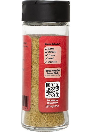 Hayfene Öğütülmüş Kimyon Cam 40 G