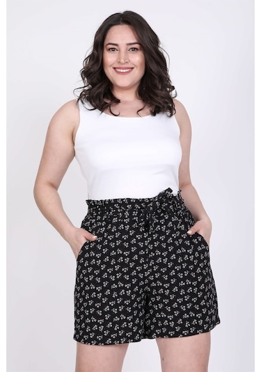 Myline Beli Lastikli Ve Kuşaklı Şort (532247539)
