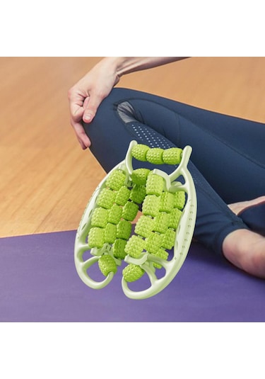 Suntek Bacaklar Için Masaj Silindiri Kapalı Uyluk Yeşil Yeşil