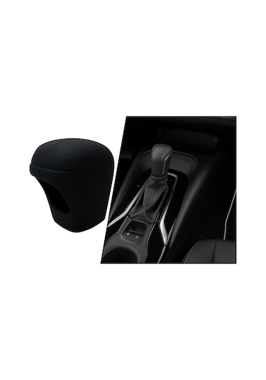 Corolla Uyumlu Vites Topuzu Kılıfı Siyah Otomatik 19-24 Siyah