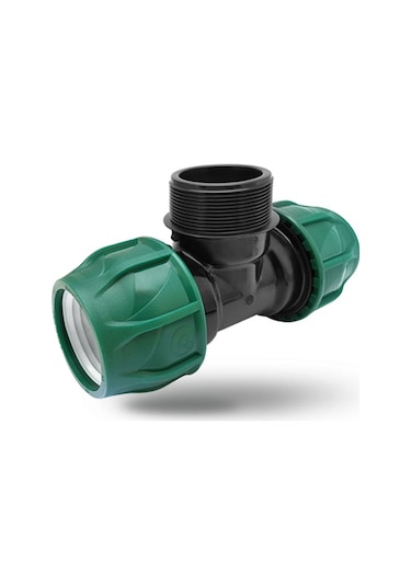 25 x ¾" x 25 Y.YEŞİL SERİ KABLİN DIŞTAN DİŞLİ (ERKEK) TE 5 ADET