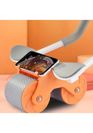 Maxaccess Yeni Otomatik Geri Dönen Mekik Çarkı Dizlik Ve Dirsek Desteği Siyah Evde Karın Kası Egzersiz Aleti