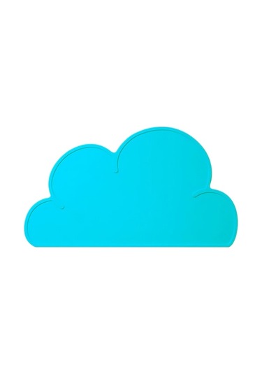 Sones Çocuk Bulutu Silikon Yer Matı Su Geçirmez Çevre Koruma Öğrenci Masa Matı, Renk: Mavi