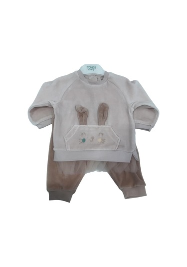 Babydoll 2li Takım Tongs Somon-10208 Somon