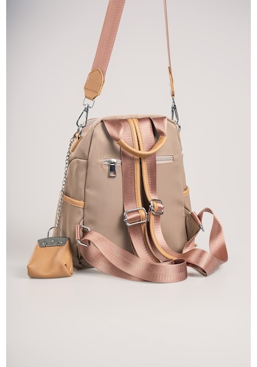 Ççs Kadın Sırt Çantası Ccs18027 Bej-vizon Bej-vizon Bej - Vizon