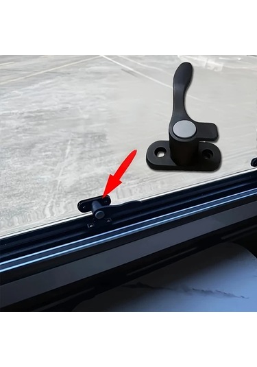 Willowhaven Siyah 1 Adet Rv Pencere Kolu - Dayanıklı Pvc Kampçı Ve Karavan Pencere Kilidi