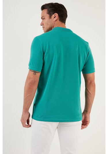 Buratti Pamuklu Regular Fit Düğmeli Polo Yaka 5'Li Paket Erkek T Shirt 5902127S5 Tarçın-Pudra-Benetton-Gül-Elma Yeşili