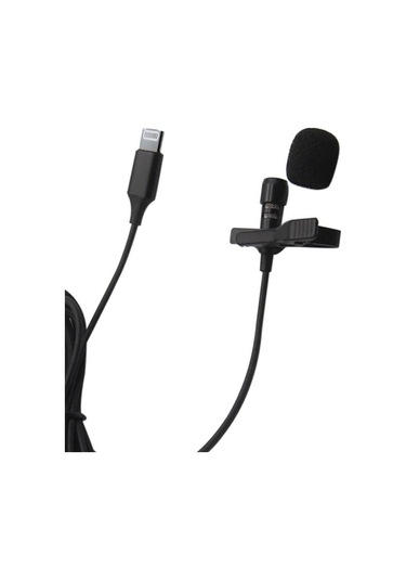 Lightning 2 Metre Double Mikrofon - Siyah