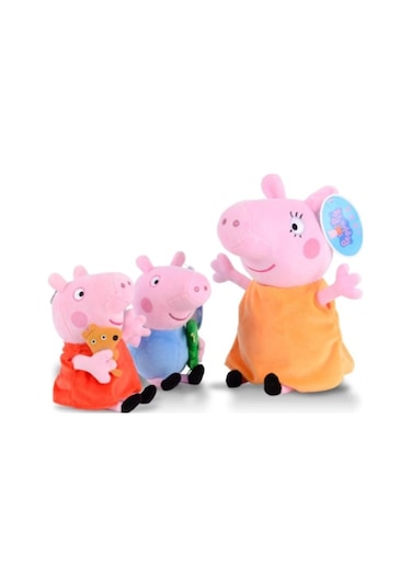 Peppa Pig Family Ve Peppa Pig Ailesi Peluş Oyuncak