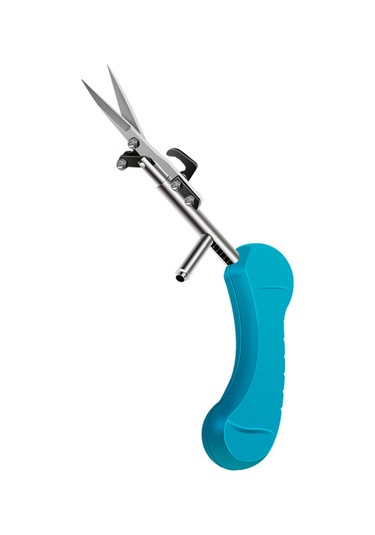 Teltree Mavi Karbon Çelik Bahçe Budama Makası - Taze Meyve, Biber, Gül Dalı Kesim Aracı