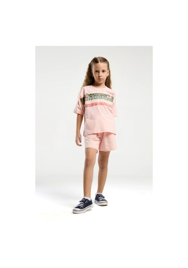 U.s. Polo Assn. Kız Çocuk Somon Pijama Takım 50312393-vr047 SOMON