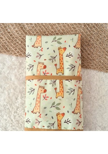 Candar Forest Desenli Sıvı Geçirmez Unisex Aktivite Ve Mama Önlüğü 6-24 Ay Standart Çok Renkli