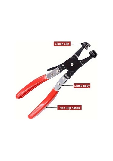 Hightower 25.6" Esnek Hortum Kelepçesi Ve Pense Seti - Kaymaz Ratchet Kilitleme Mekanizmalı