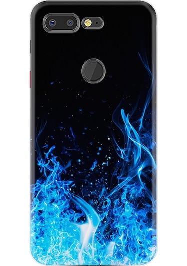 General Mobile Gm 9 Pro Kılıf Silikon Blue Fire 1678