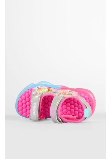 Vicco Can Kız Çocuk Fuşya Işıklı Phylon Sandalet Fuşya