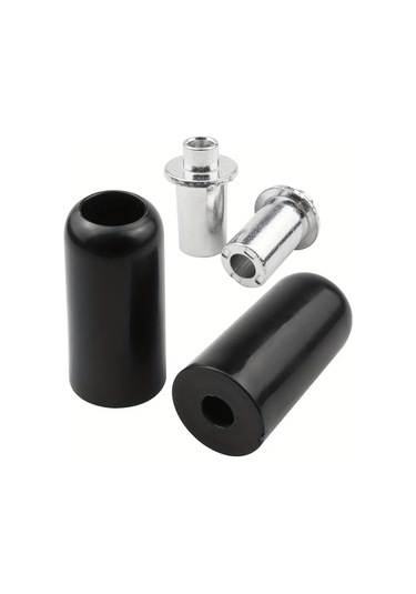 Dashanshop Siyah M10 Büyük Motosiklet Yana Devrilme Çubuğu Koruma Kauçuk Aksesuarları