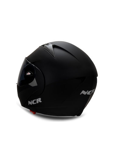 Ncr Çene Açılır Kask Güneş Vizörlü Mat Siyah