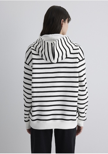 Mavi - Mavi Logo Baskılı Beyaz Sweatshirt 1s10118-84603 Beyaz