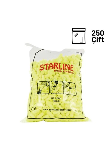 2306 Poşetli Kulak Tıkacı 250 Çift